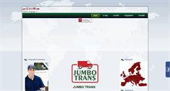 Desktop Screenshot of jumbo-trans.com